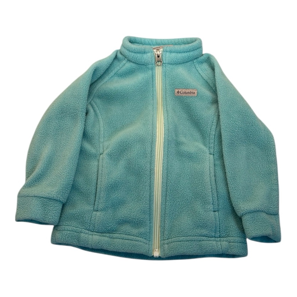 Columbia Toddler Teal‎ Blue Full Zip Fleece Jacket